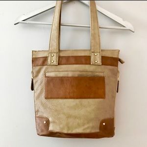 Plum brand purse handbag Taupe Brown